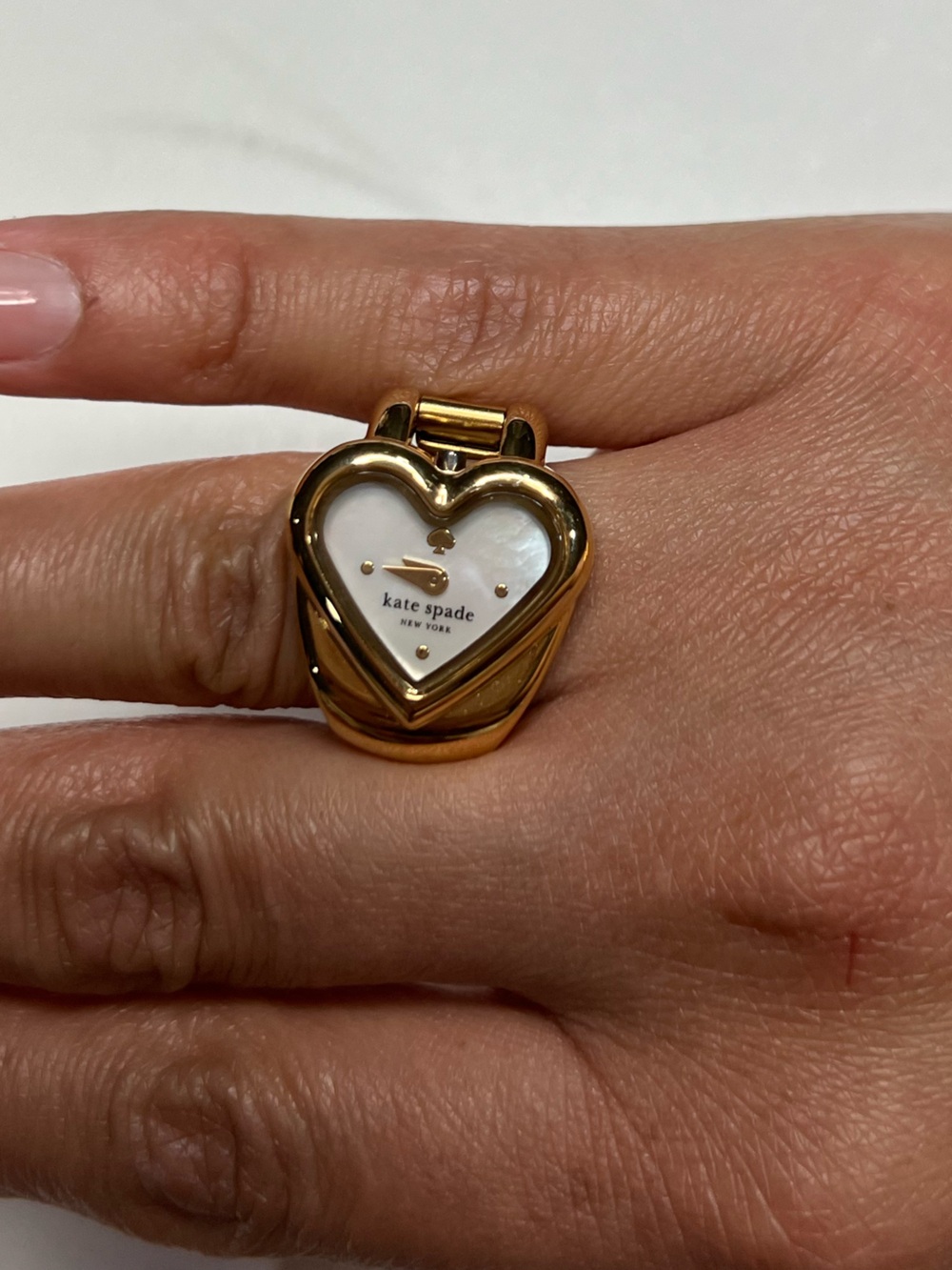 kate spade Gold Heart Ring Watch Ring